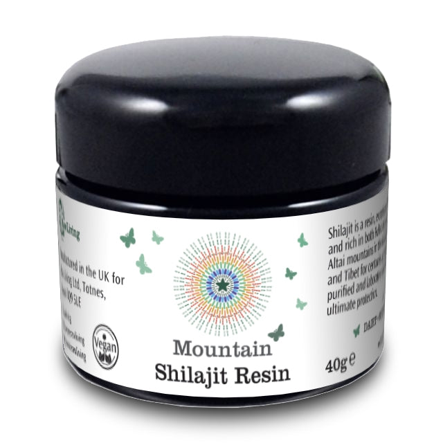 Mountain Shilajit Resin | Raw Living UK | Tonic Herbs | Super Foods | Raw Living Mountain Shilajit is a resin rich in Minerals, and Fulvic &amp; Humic Acids. Sourced from the Altai mountains and used traditionally in India &amp; Tibet.