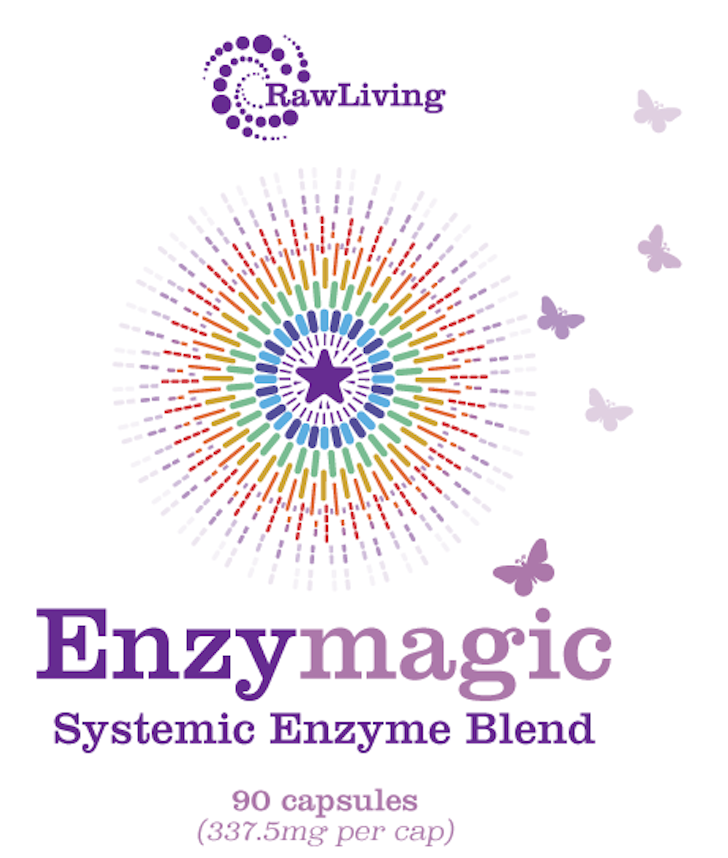 Enzymagic Systemic Enzymes | Raw Living UK | Supplements | Raw Living Enzymagic Systemic Enzymes. A quality supplement, made with a range of Enzymes to support a healthy lifestyle. Suitable for Vegetarians &amp; Vegans.