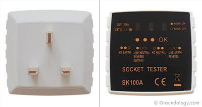 Grounding Socket Tester (UK) | Groundology | Raw Living UK