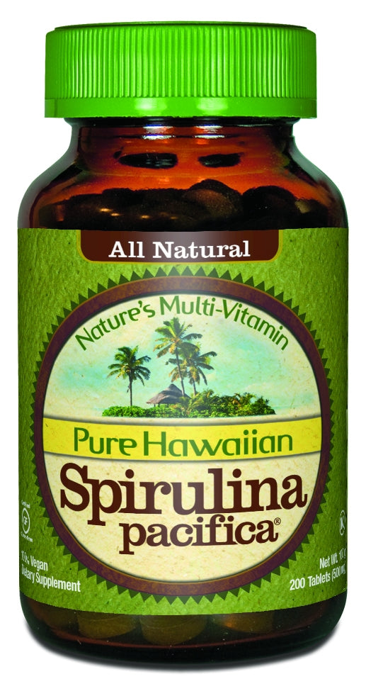 Hawaiian Spirulina Tablets | Nutrex | Raw Living UK | Supplements | Super Foods | Nutrex Pure Hawaiian Spirulina (100, 200, 400 Tablets) is one of the world’s most nutritious foods. It is the only Spirulina cultivated in a Biosecure Zone.