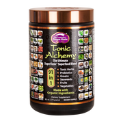 Tonic Alchemy | Dragon Herbs | Raw Living UK | Tonic Herbs | Dragon Herbs Tonic Alchemy is a cutting edge blend of "superfoods" from around the world, including Minerals, Electrolytes, Probiotics, Greens, Sprouts & Algae.