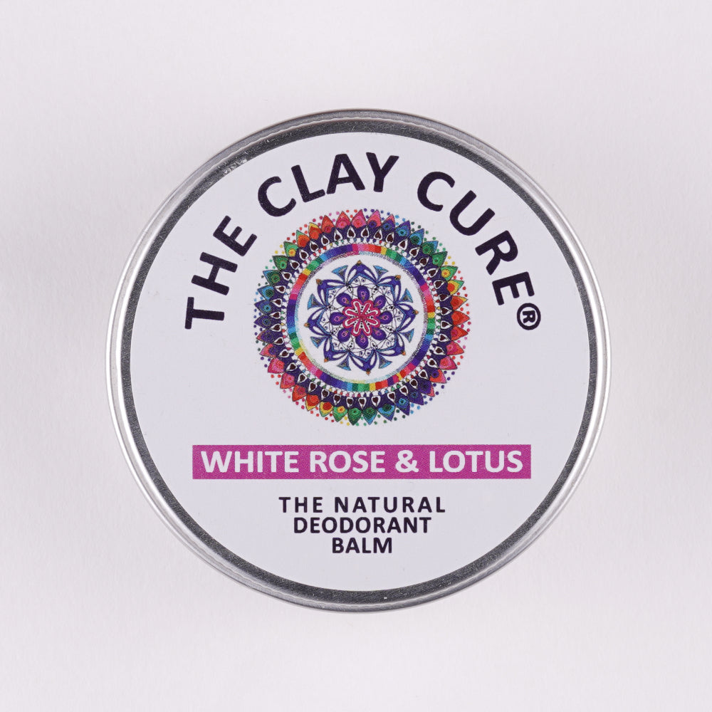 The Clay Cure - White Rose &amp; Lotus Deodorant (60g)