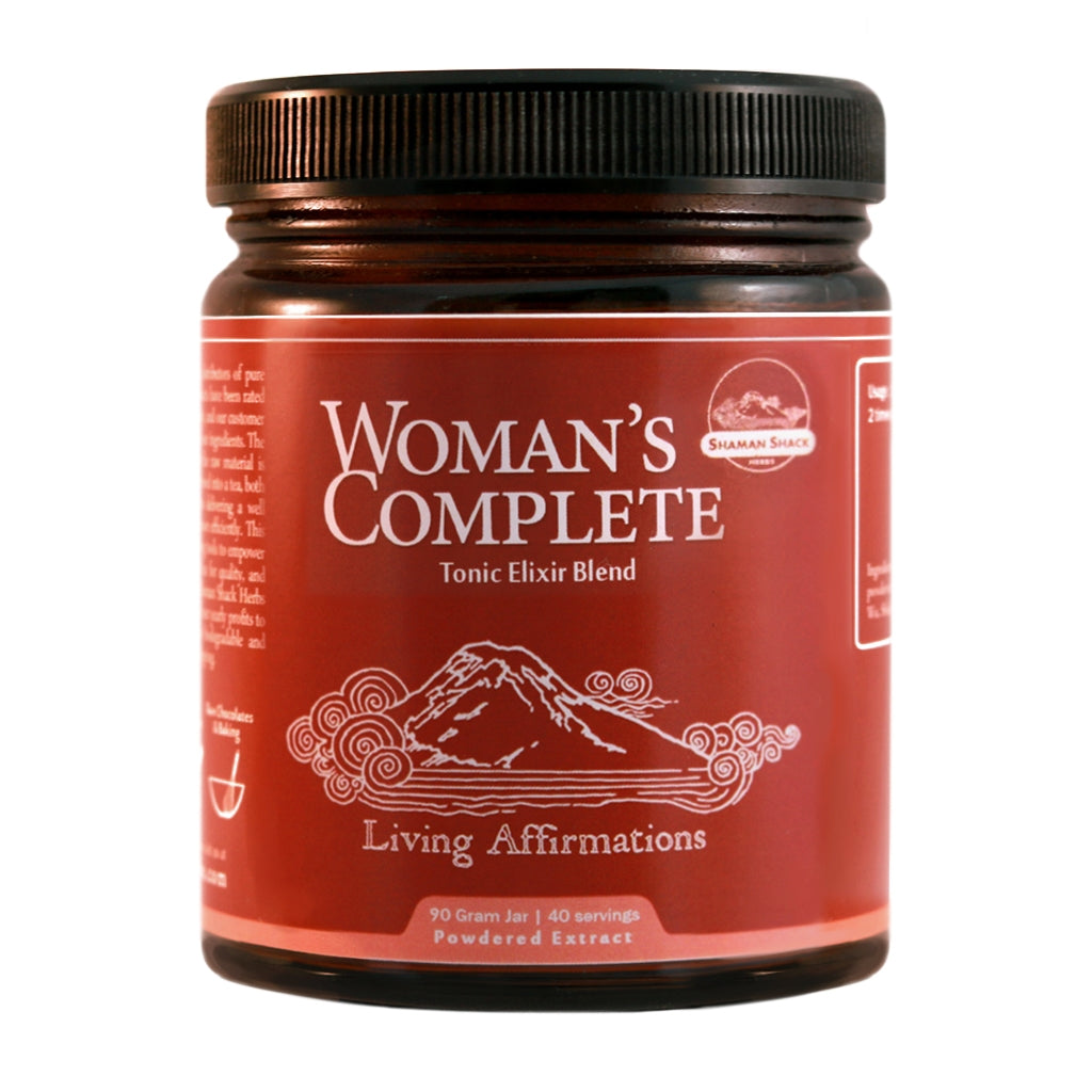 Women&#39;s Complete | Shaman Shack | Raw Living UK | Tonic Herb | Shaman Shack Women&#39;s Complete: a Superior Yin Tonic, and an &quot;elegant&quot; formula that exhibits Rehmannia&#39;s sophisticated understanding of Chinese Herbal Alchemy.