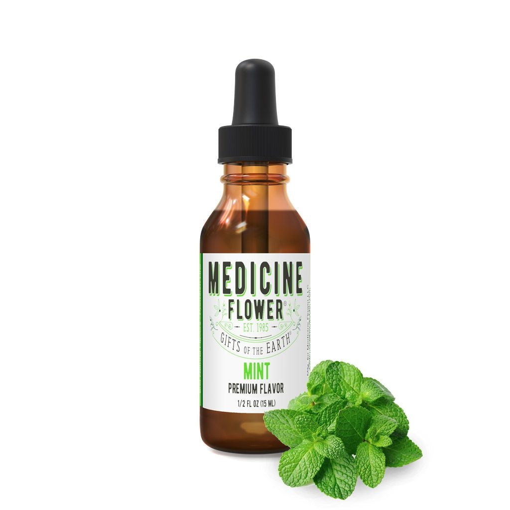 Mint Flavour Premium Extract | Medicine Flower | Raw Living UK | Raw Foods | Medicine Flower Mint Flavour Premium Extract (1/2oz, 1oz) is pure, potent &amp; natural. Amazing taste, with no alcohol or artificial preservatives.